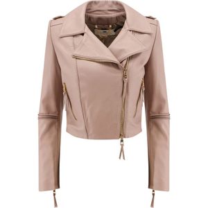 Elisabetta Franchi, Dames, Jassen, Roze, Maat: L Leer,