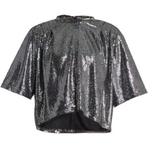 Isabel Marant, Dames, Blouses & Shirts, Grijs, Maat: XS