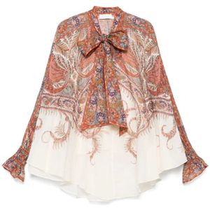 Zimmermann, Dames, Blouses & Shirts, Veelkleurig, Maat: S