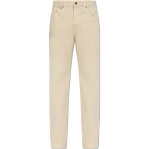 Isabel Marant, Heren, Jeans, Beige, Maat: W32 Katoen,