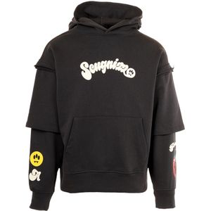 Barrow, Heren, Sweatshirts & Hoodies, Grijs, Maat: L Katoen,