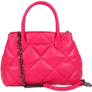 Emporio Armani, Dames, Tassen, Roze, Maat: ONE Size Poliester,