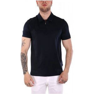 Boss - Polo - Katoen - Effen Kleur - Korte Mouwen - Ritskraag