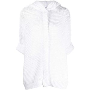 Brunello Cucinelli, Dames, Sweatshirts & Hoodies, Wit, Maat: S Katoen,