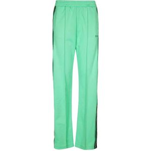 Msgm, Dames, Broeken, Groen, Maat: XS Katoen,
