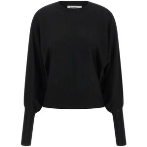 Nude, Dames, Truien, Zwart, Maat: M Wol,