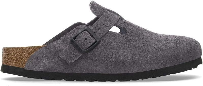 Birkenstock, Heren, Schoenen, Grijs, Maat: 43 EU Synthetisch,