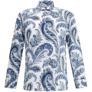 Etro, Heren, Overhemden, Veelkleurig, Maat: 2XL Katoen,