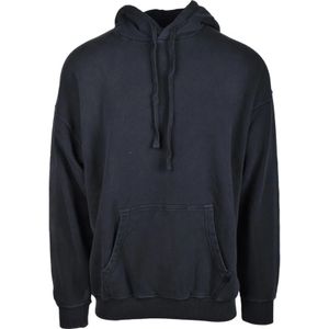 Diesel, Heren, Sweatshirts & Hoodies, Zwart, Maat: 2XL Katoen,