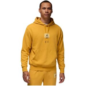 Jordan, Heren, Sweatshirts & Hoodies, Geel, Maat: XS Fleece,