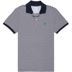 Brooks Brothers, Heren, Tops, Blauw, Maat: XL Piqué,
