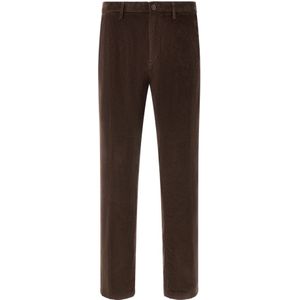 Boggi Milano, Heren, Broeken, Bruin, Maat: W30 Katoen,