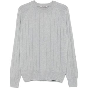 La Fileria, Heren, Truien, Grijs, Maat: 3XL Viscose,