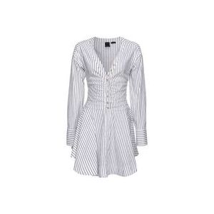 Pinko Shirt Jurken , White , Dames , Maat: L