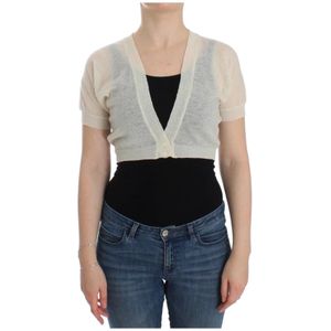 Ermanno Scervino, Dames, Truien, Beige, Maat: S Wol,