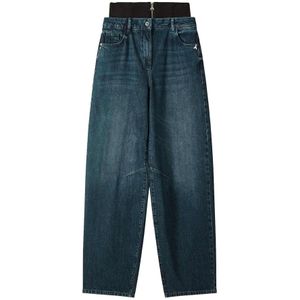 Patrizia Pepe, Dames, Jeans, Blauw, Maat: W28 Katoen,