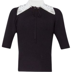 Liu Jo, Dames, Tops, Zwart, Maat: XL