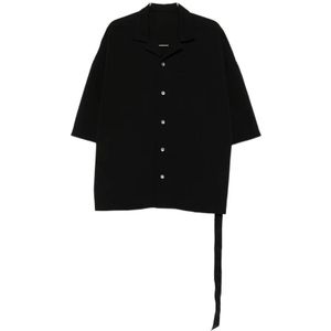 Rick Owens, Heren, Overhemden, Zwart, Maat: M