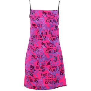 Versace Jeans Couture, Dames, Jurken, Paars, Maat: S