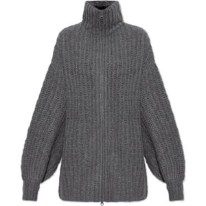 Lisa Yang, Dames, Truien, Grijs, Maat: S Zijde,