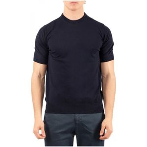 Alpha Industries, Heren, Tops, Blauw, Maat: 2XL