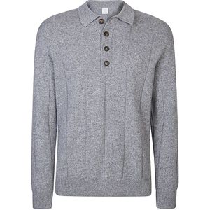 Eleventy, Heren, Truien, Grijs, Maat: S Wol,