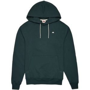 Kappa, Heren, Sweatshirts & Hoodies, Groen, Maat: L