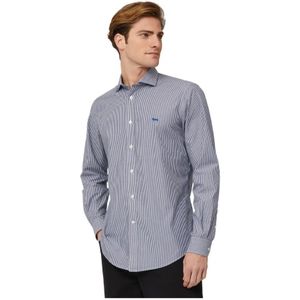 Harmont & Blaine, Heren, Overhemden, Blauw, Maat: 3XL Katoen,