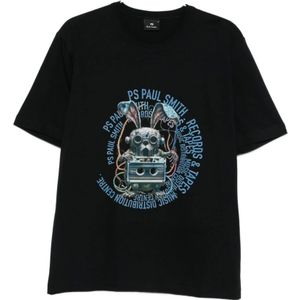 Paul Smith, Heren, Tops, Zwart, Maat: L