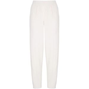 Panicale, Dames, Broeken, Beige, Maat: S Zijde,