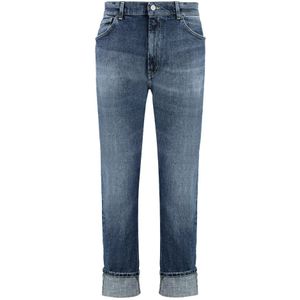 Dondup, Heren, Jeans, Blauw, Maat: W32 Katoen,