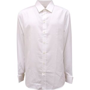 Armani, Heren, Overhemden, Wit, Maat: 2XL
