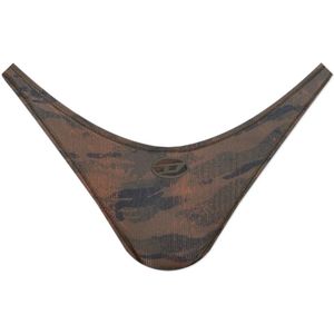 Diesel, Dames, Badkleding, Bruin, Maat: L Leer,
