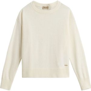 Woolrich, Dames, Truien, Beige, Maat: S Wol,