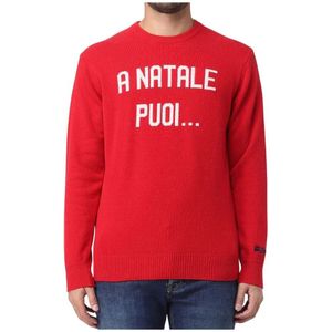 MC2 Saint Barth, Heren, Sweatshirts & Hoodies, Rood, Maat: M