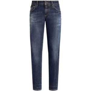 Dolce & Gabbana, Heren, Jeans, Blauw, Maat: XL Katoen,