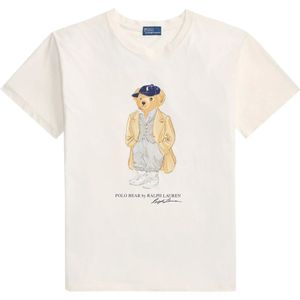 Polo Ralph Lauren, Dames, Tops, Wit, Maat: S Katoen,