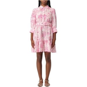 MC2 Saint Barth, Dames, Jurken, Roze, Maat: S Katoen,