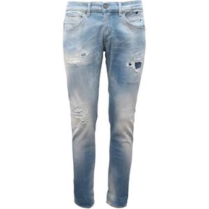 Dondup, Heren, Jeans, Blauw, Maat: W32 Katoen,