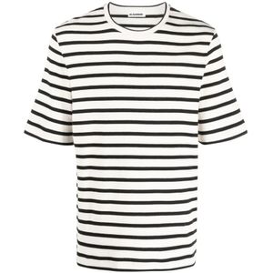 Jil Sander, Heren, Tops, Grijs, Maat: XL Katoen,