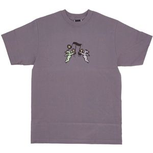 Huf, Heren, Tops, Paars, Maat: L Katoen,