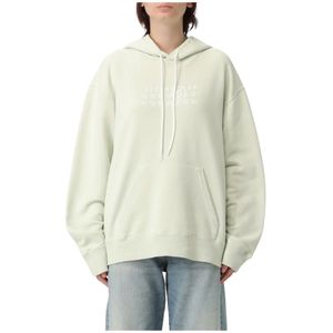 MM6 Maison Margiela, Dames, Sweatshirts & Hoodies, Groen, Maat: M