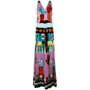 Valentino, Dames, Jurken, Veelkleurig, Maat: XS Zijde,