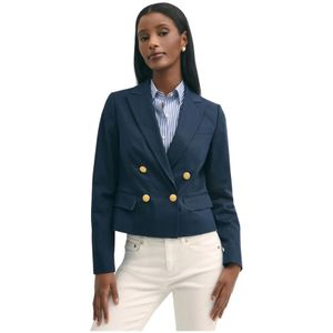 Brooks Brothers, Dames, Jassen, Blauw, Maat: S Katoen,
