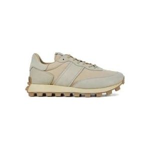 Tod's Beige Suède Sneakers , Beige , Heren , Maat: 43 1/2 EU