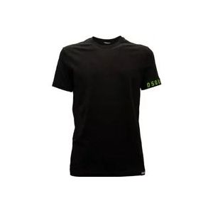 Dsquared2 Casual T-Shirt , Black , Heren , Maat: 2XL