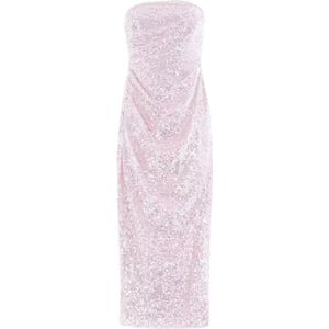 Needle & Thread, Dames, Jurken, Roze, Maat: 2XS Poliester,