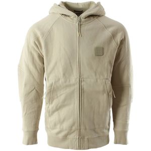 C.p. Company, Heren, Sweatshirts & Hoodies, Beige, Maat: XL Katoen,