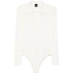 Pinko, Dames, Tops, Wit, Maat: L Nylon,