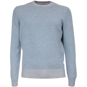 Gran Sasso, Heren, Truien, Blauw, Maat: XL Kasjmier,